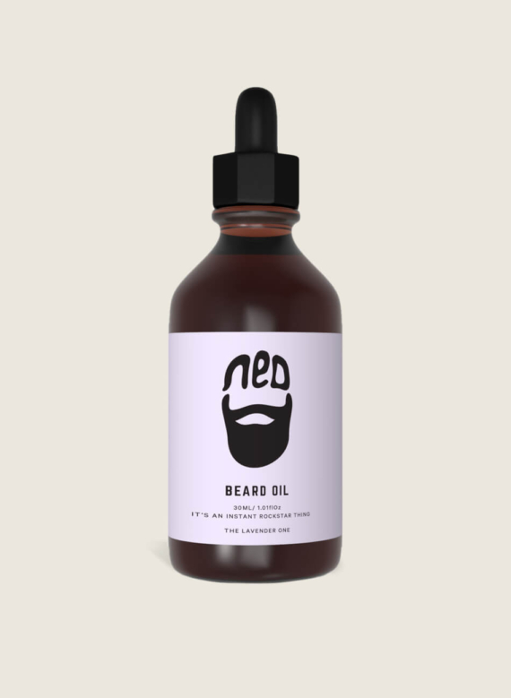 men's styling - the original beard oil from ned - lavender beard oil for men -