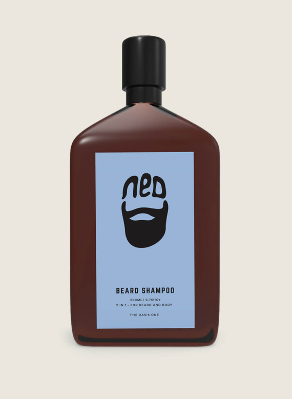 NED beard shampoo - NED beard conditioner - 2 in 1 beard shamoo and conditioner for men