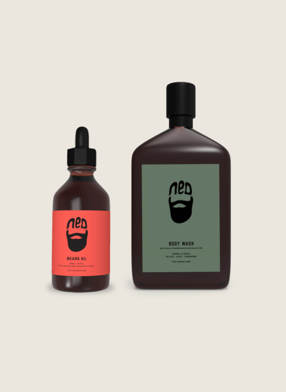 men's body wash australia - neds beard oil - men's grooming